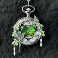 Muse™ Emerald Garden Butterfly Pocket Watch